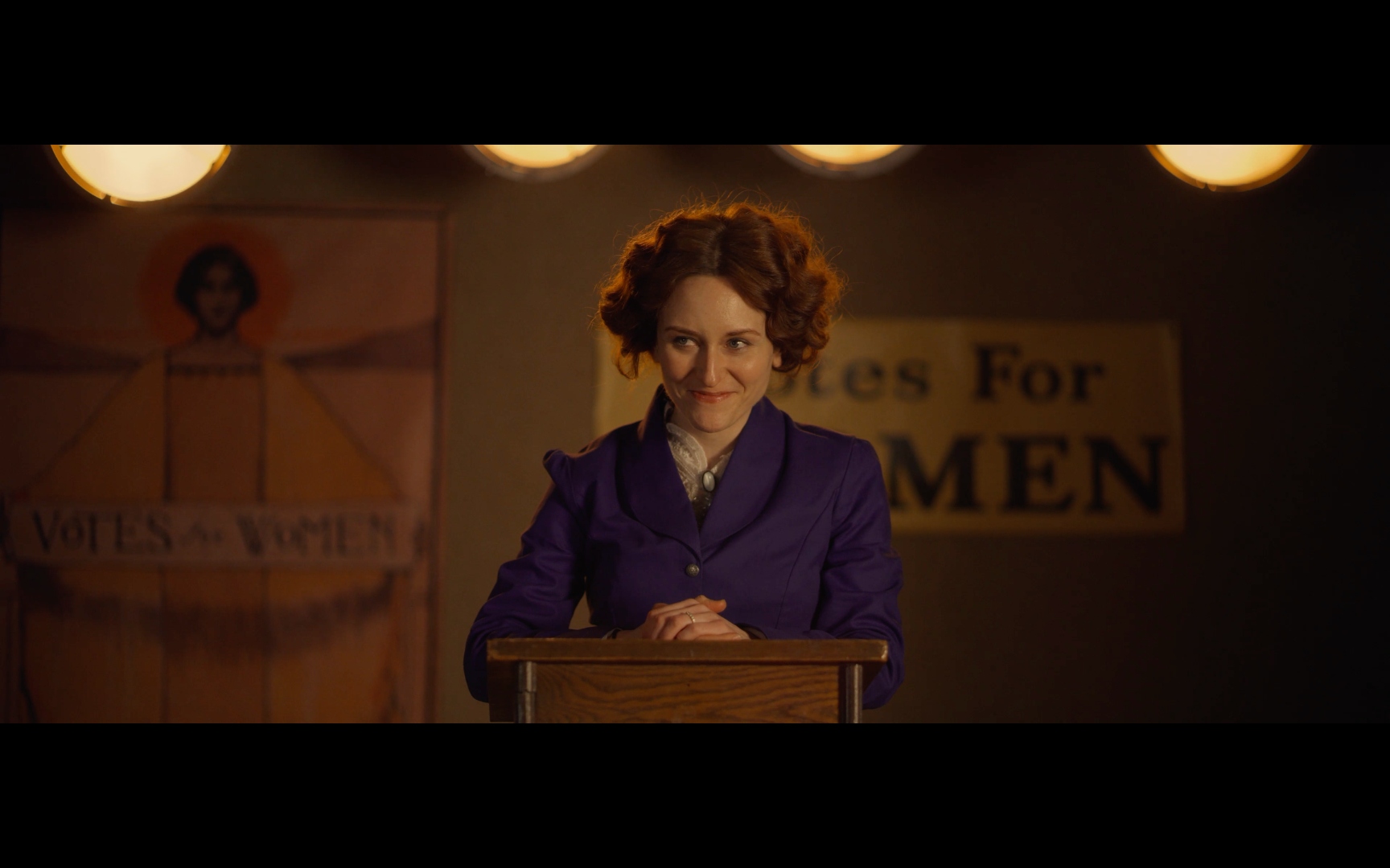 Amy Walker as Inez Milholland in Into Light
